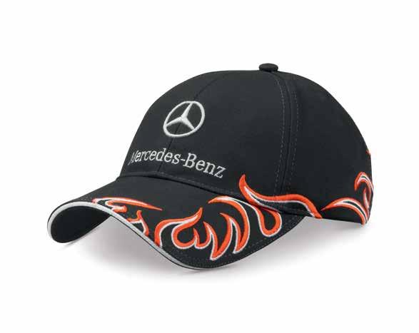 Mercedes-Benz logo embroidered on front pocket and outside in white. Rubber Deuter patch inside. Made by Deuter. Size approx. 70 0 cm. Capacity approx. 60 litres.