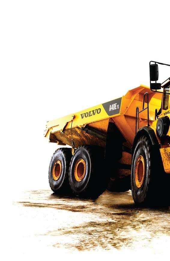 A machine you can always trust Volvo s Unique Self-compensating Hydro-mechanical Steering Powerful and accurate steering for safe operation and high productivity.