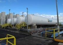 capacity of 21 tons each, ENAP can transport daily LNG from Concón to Pemuco (535 kms) Important LNG supplier for the south of Chile Satellite Regasification Plant in Pemuco (VIII Region): where the