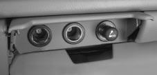 Accessory Power Outlets Two auxiliary power outlets are located near the cigarette lighter.