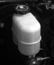 Brakes Brake Fluid Your brake master cylinder reservoir is here. It is filled with DOT-3 brake fluid. So, it isn t a good idea to top off your brake fluid. Adding brake fluid won t correct a leak.
