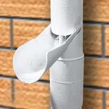 Fit roof gutters and downpipes in compliance with Building Code E1 and Marley installation instructions.