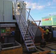 relocated and suitable for various heights, the safety stair allows workers to