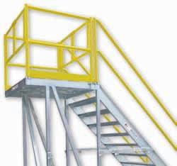 MOBILE WORK PLATFORMS BAT WING STYLE EXIT SWING GATES HEAVY DUTY PLANT