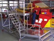 HELICOPTER PLATFORMS BELL 412 SIDE MAINTENANCE STAND Side