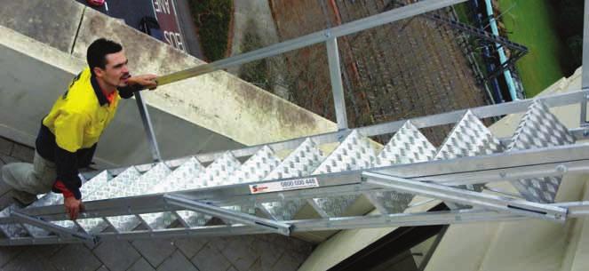 PORTABLE STAIRS SELF LEVELLING ALUMINIUM STAIRS Adjustable
