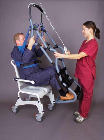7 Stand-transfer Sling Mobilizes patient from sitting to standing position and provides support for