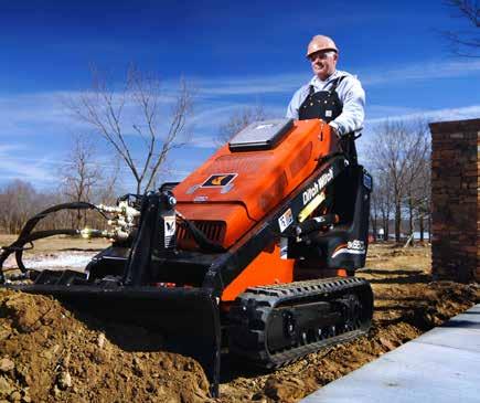 Ditch Witch mini skid steers are