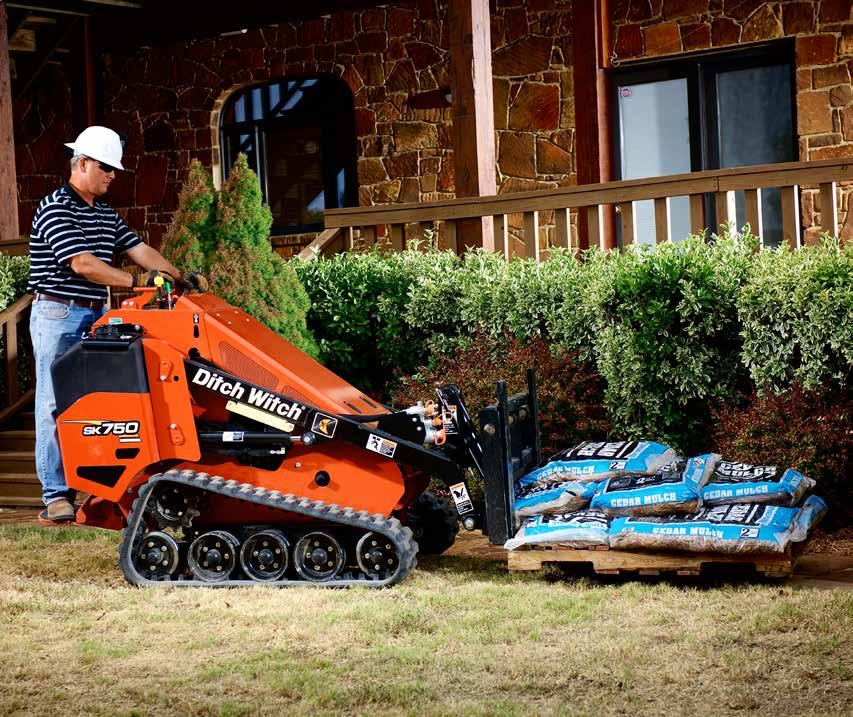 CHOOSING THE RIGHT ATTACHMENT Matching the attachment to the right compact utility machine is important to the success of your landscaping, construction, utility, or demolition task and also