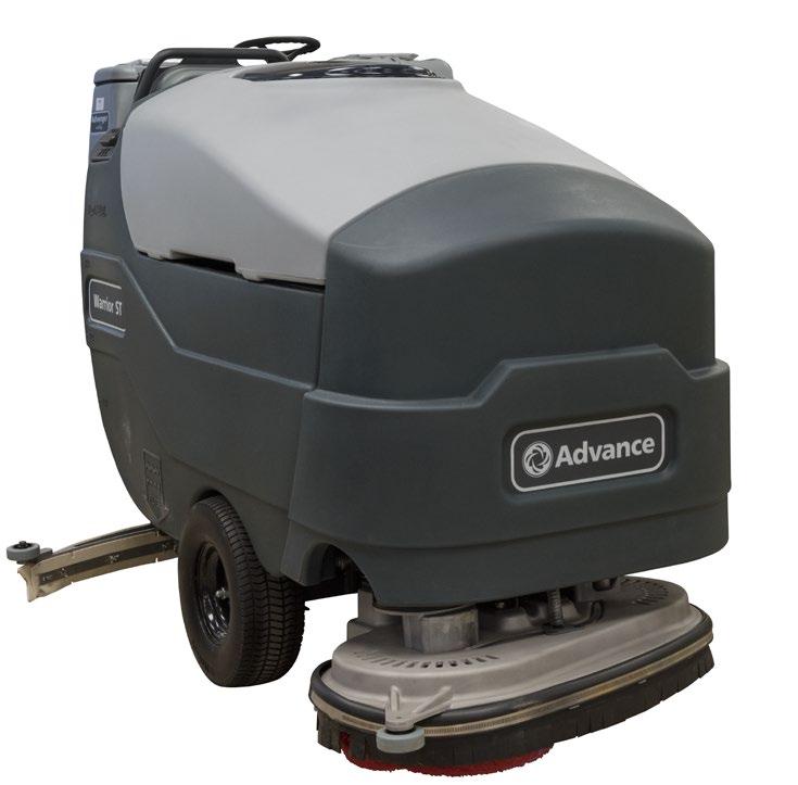 Advance Advenger X2805D-C EcoFlex Ride Scrubber $11,500 #56601624 Flexible floor scrubber with green cleaning performance Designed for maximum efficiency with Advance s