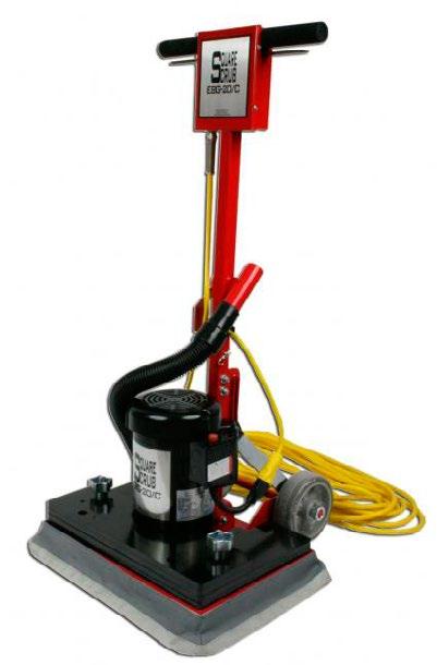 Square Scrub EBG-20/Q Orbital Floor Machine $1,795 1725 rpm orbital scrubbing motion Sold with two weights and dust