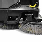 Shown with optional hard roller brushes.