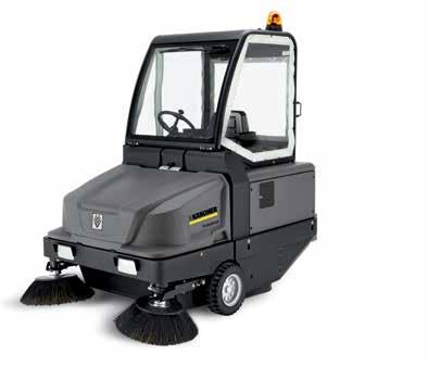 VACUUM SWEEPERS RIDE-ON KM 130/300 R Bp or LPG High capacity and power for heavy-duty use.