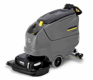 SCRUBBERS WALK-BEHIND B 80 W Bp Excellent maneuverability for large surfaces. The range of B 80 W scrubber driers are large but still easily maneuverable.