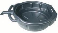 outflow opening: 50 mm 8446 Oil Tub / Drip Pan, 14 Liter with Nozzle - manufactured from oil and fuel resistant -