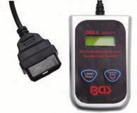 Trouble-Code Scanner OBD II - simply connect the OBD II plug in the diagnosis jack, and the scanner will show you the current failures in seconds - works with all 2000 petrol cars and 2003 Diesel and