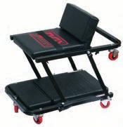 Mechanics Creeper / Seat - with double ball bearing rolling wheels - persistant synthetic