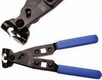 Pliers for Ear-Type Clamps - allows a professional squashing of ear-type hose