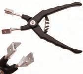 relays - fibre glass / plastic handles - self-opening, spring-loaded 8312 Relay Pliers, straight 8313 Relay Pliers, 45 offset Lock Ring Pliers, 220 mm - chrome plated, handles insulated - straight
