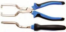 Removal Pliers for Fuel Lines - for VW, Audi, Volvo, Citröen, Fiat, Alfa and others - 90 offset head allows work under difficult conditions 66101 Fuel Hose Clip Loosening Pliers - for VW-Audi, Fiat,