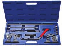 13-piece Valve Spring Compressor Assembly Set - for depressing the valve springs - allows a changing of the valve stem seals without removing the cylinder head - pressure hose for filling compressed