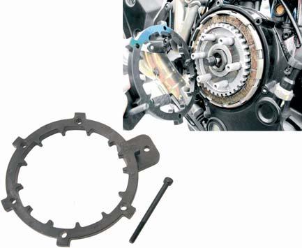 201 /201 - suitable for all current 6-speed Ducati models with dry clutch - allows a damage free disassembly / assembly of clutch components -