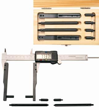 201 /201 - for extending the measurement capabilities of calipers - allows measurements on: - deeper measurement points - inwardly tapered components - includes: - measuring leg,