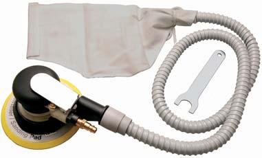 2 bar - for sanding sufaces - with air hose and dust bag - sanding pad: Ø 6" - free speed: 10000 rpm - sanding stroke: 5 mm -