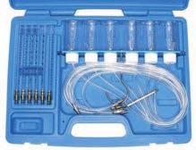 Common Rail Diagnosis Kit - for common rail engines, up to 6 injectors - suitable for various injector brands - determination of the runback volume via glass tubes or