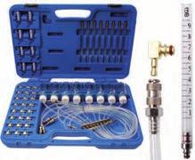 Common Rail Diagnosis Kit, up to 8 Cylinder - for testing the injectors of common rail engines with up to 8 cylinders (injectors) - determination of the runback volume via glass tubes or measurement