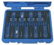 11-piece Terminal Tool Set, for VAG+Porsche - removes wires from terminal blocks without any damage - for round and flat terminal blocks - special set for VAG - protective caps prevent damage of the