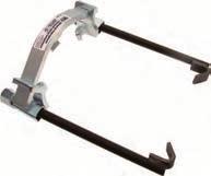 Universal Coil Spring Compressor - suitable for small to medium sized vehicles - two sliding hooks on carrier rail prevent slipping - 22 mm spindle
