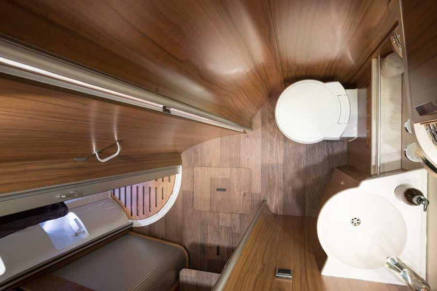Bathroom Timeless modern design for uncompromising travelling comfort.
