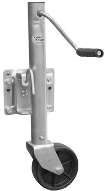 TJ1500 1500 lb Capacity Trailer Jack 2-in-1 Combo With Swing Back Design Assembly & Operating Instructions READ ALL INSTRUCTIONS AND WARNINGS BEFORE USING THIS PRODUCT.