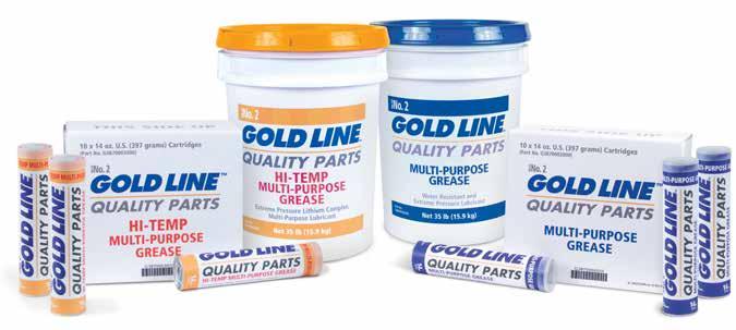 GOLD LINE Hi-Temp Wheel Bearing Grease and Multi-Purpose Grease for General Use XL-AM20006SL-en-US Rev B 02-09-2016 Amendments and errors reserved GOLD LINE Multi-Purpose Grease General