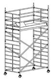 6,1 Scaffold height m 3,35 4,35 5,35 Standing height m 2,1 3,1 4,1 Components Code Weight [kg] Al-ladder frame, W1, H14 incl. 2 spring clips 5F FA1 41 7,4 2 2 Al-ladder frame, W14, H2 incl.