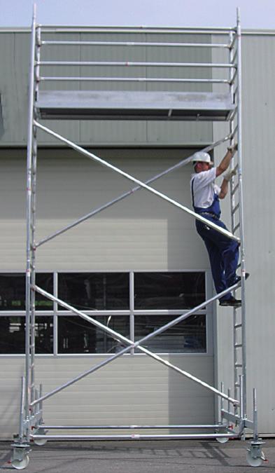 Reasonably priced lightweight aluminium frames with specially treated plywood, thus providing nonskid and water resistant surface are available as working platform 2,6 m x,6 m.