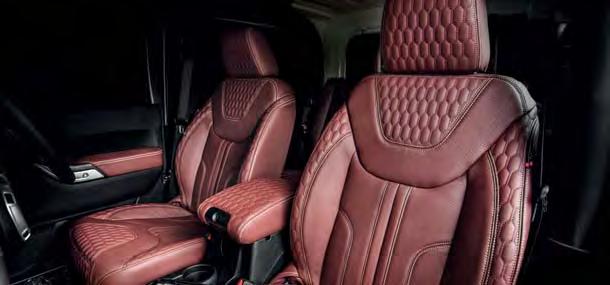 Matrix - Roll Bar Covers In Quilted Leather Roll bar covers in quilted Carmine leather reflect the interior