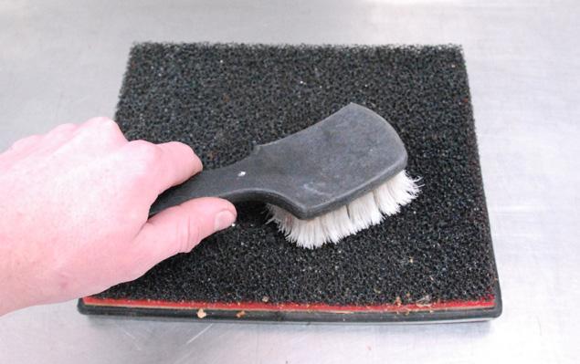 If you have a non-oiled filter that is pleated, the cleaning procedure will be the same.