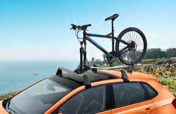 You can take up to six pairs of skis or up to four snowboards on the roof of your vehicle, comfortably and safely.