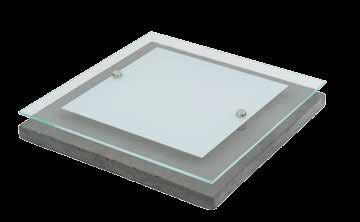 ANGUS Light source/leuchtmittel/source de lumiere: LED Material/Material/Matériel: Concrete/Metal/Glass Beton/Metall/Glas