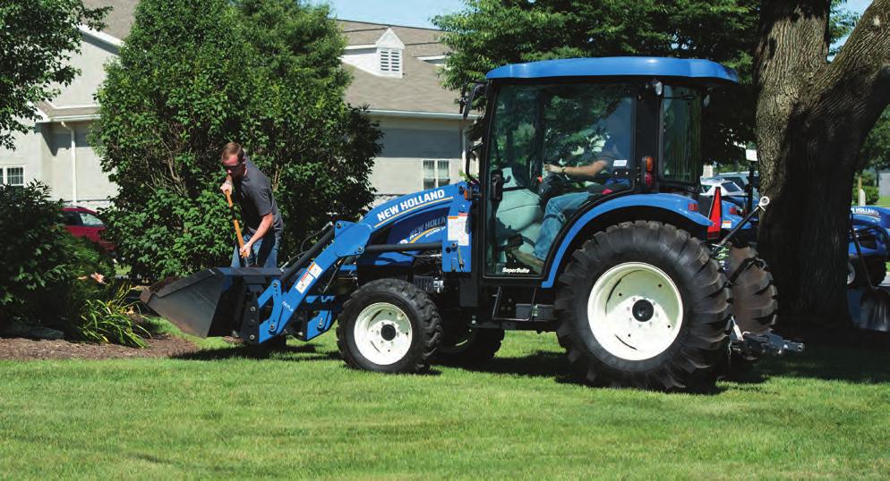 04 BOOMER TRACTORS Ease and efficiency that improve your bottom line Boomer tractors are the ultimate landscaping assistant.