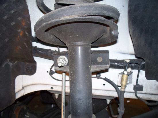 ) 6. You will need to break lose the upper front anti-rollbar