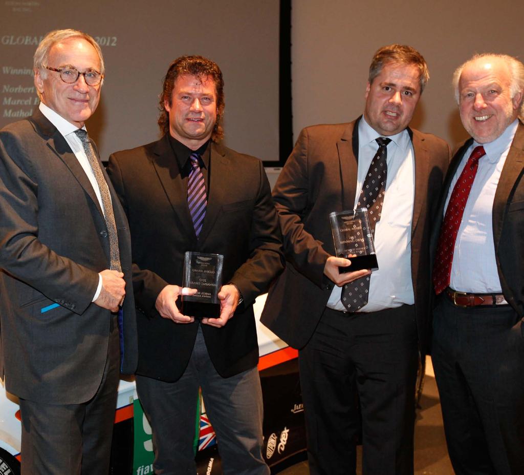 The 2012 Global Challenge is now complete and the awards ceremony held at Aston Martin s headquarters.
