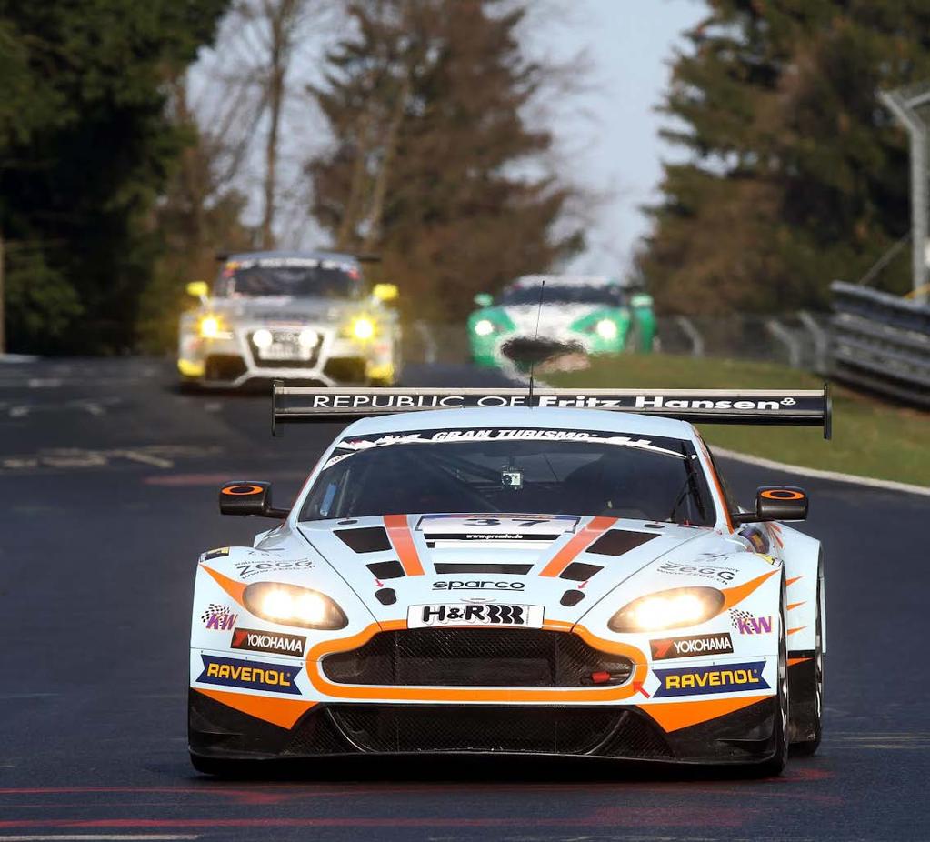 GT3 hits the track running Twelve months since it was launched, Aston Martin Racing s Vantage GT3 has scored a number of race wins during a very successful maiden season.