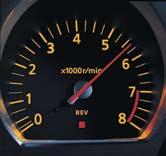 ) When shifting down, move the shift selector lever to the - (down) side. (Shifts to lower gear.