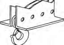Low Multiple Lifting Beam (Continued) Options: Extra Holes Allows for extra hook positions in addition to the standard holes.