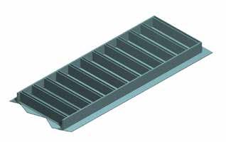 Bespoke PS7100 Single 'Flowpave' Drainage Grating & Frame FACTA Class AA, AAA, B, C, D PS7150 Duct 'Flowpave' Drainage Grating & Frame FACTA Class AA, AAA, B, C, D Single drainage grating and frame