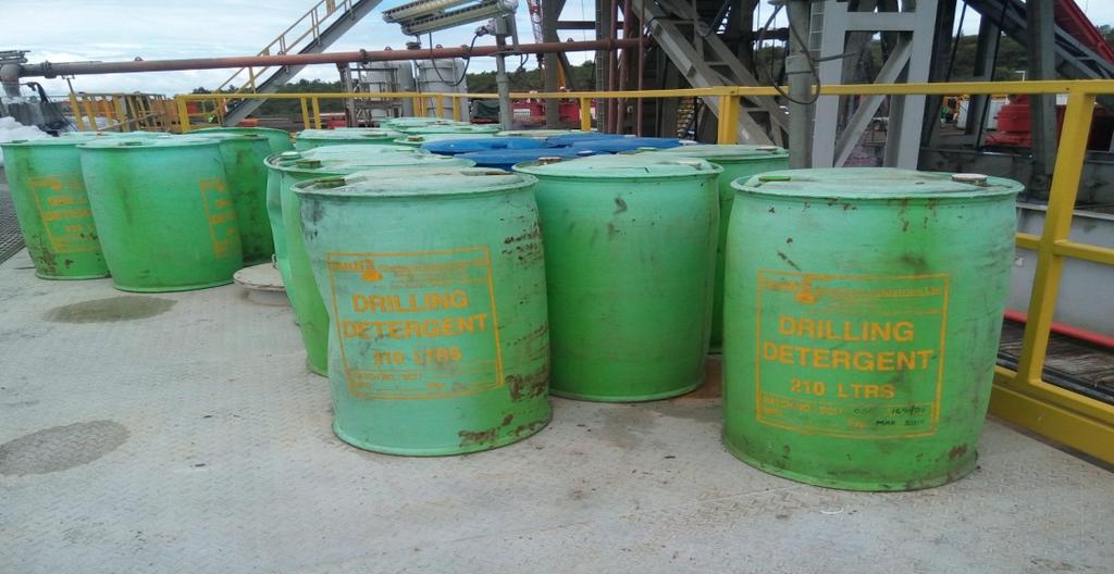 Kivure 4 Geothermal well costs 2.1.6 Thread compounds FIGURE 3: Drilling detergent These include casing, drill pipe and drill collar thread compounds.