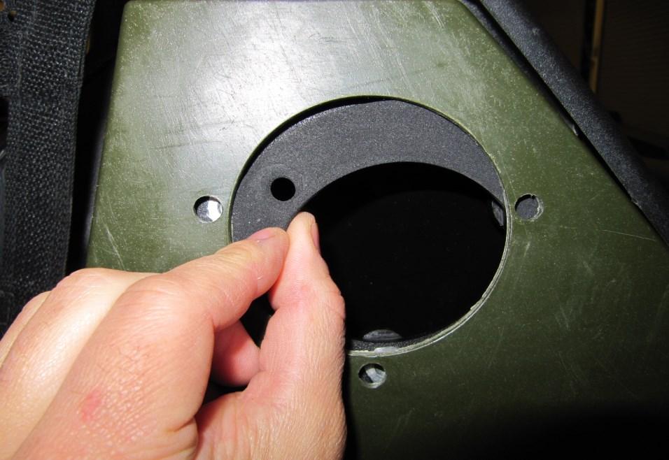 41. Mark the hole to be drilled with a center punch. 42.
